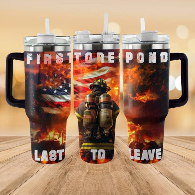 Heroic Duty Custom Stanley Quencher 40Oz Stainless Steel Tumbler With Handle - Image 2