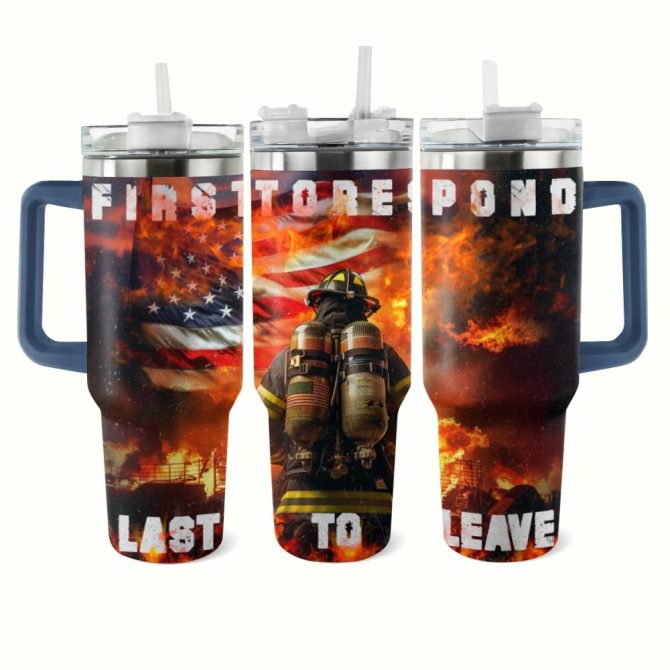 Heroic Duty Custom Stanley Quencher 40Oz Stainless Steel Tumbler With Handle - Image 9