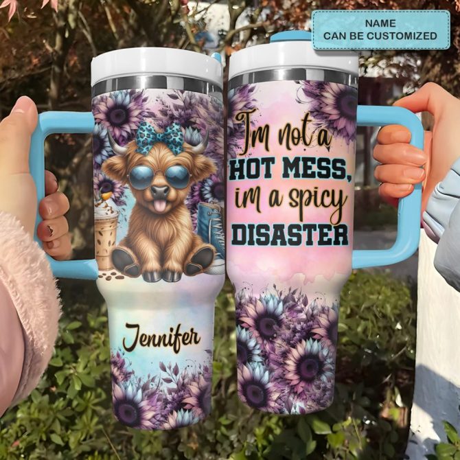 Highland Cows Loverscustom Stanley Quencher 40Oz Stainless Steel Tumbler With Handle