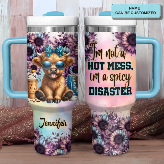 Highland Cows Loverscustom Stanley Quencher 40Oz Stainless Steel Tumbler With Handle - Image 2