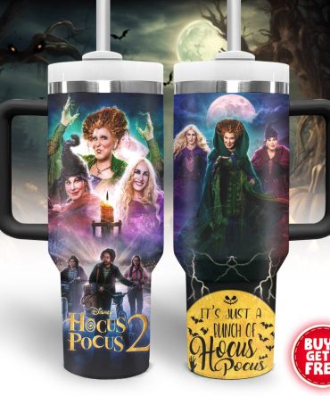 Hocus Pocus Movies Custom Stanley Quencher 40Oz Stainless Steel Tumbler
