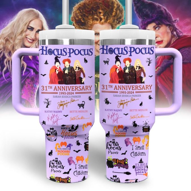 Hocus Pocus Movies Custom Stanley Quencher 40Oz Stainless Steel Tumbler - Image 2