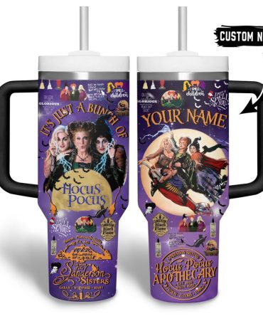 Hocus Pocus Movies Custom Stanley Quencher 40Oz Stainless Steel Tumbler