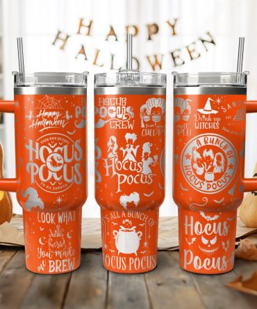 Hocus Pocus Movies Custom Stanley Quencher 40Oz Stainless Steel Tumbler With Handle