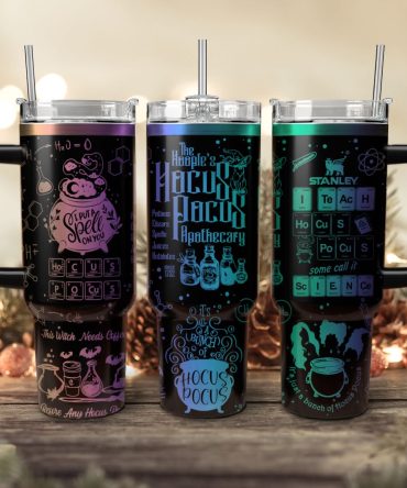 Hocus Pocus Movies Custom Stanley Quencher 40Oz Stainless Steel Tumbler With Handle