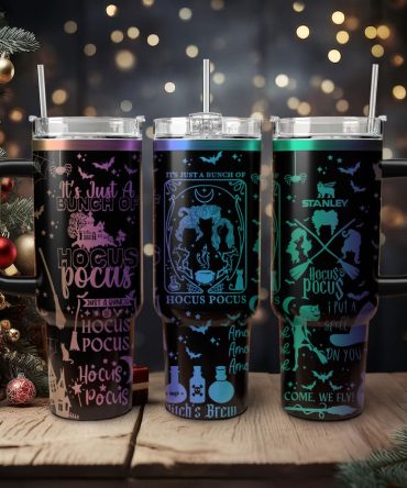 Hocus Pocus Movies Custom Stanley Quencher 40Oz Stainless Steel Tumbler With Handle