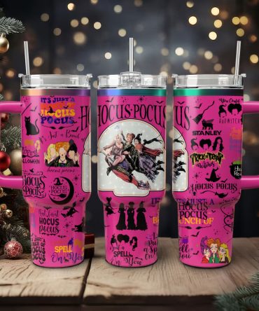 Hocus Pocus Movies Custom Stanley Quencher 40Oz Stainless Steel Tumbler With Handle