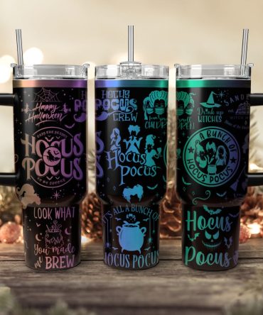 Hocus Pocus Movies Custom Stanley Quencher 40Oz Stainless Steel Tumbler With Handle