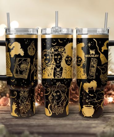 Hocus Pocus Movies Custom Stanley Quencher 40Oz Stainless Steel Tumbler With Handle