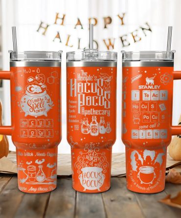 Hocus Pocus Movies Custom Stanley Quencher 40Oz Stainless Steel Tumbler With Handle