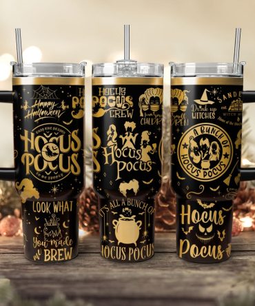 Hocus Pocus Movies Custom Stanley Quencher 40Oz Stainless Steel Tumbler With Handle