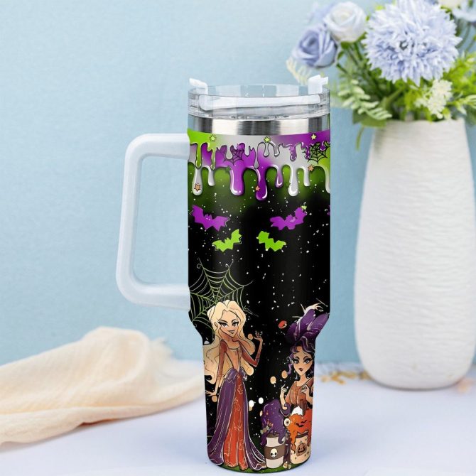 Hocus Pocus Movies Custom Stanley Quencher 40Oz Stainless Steel Tumbler With Handle - Image 3