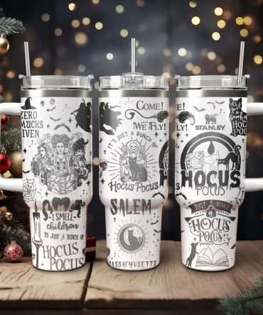 Hocus Pocus Movies Custom Stanley Quencher 40Oz Stainless Steel Tumbler With Handle