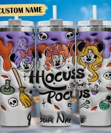 Hocus Pocus Movies Custom Stanley Quencher 40Oz Stainless Steel Tumbler With Handle
