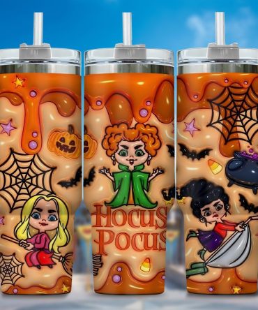 Hocus Pocus Movies Custom Stanley Quencher 40Oz Stainless Steel Tumbler With Handle