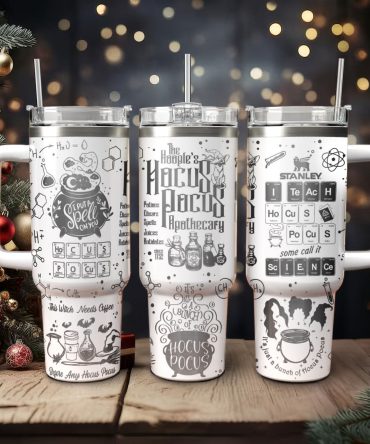 Hocus Pocus Movies Custom Stanley Quencher 40Oz Stainless Steel Tumbler With Handle