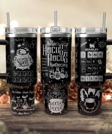 Hocus Pocus Movies Custom Stanley Quencher 40Oz Stainless Steel Tumbler With Handle