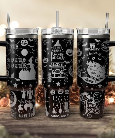 Hocus Pocus Movies Custom Stanley Quencher 40Oz Stainless Steel Tumbler With Handle
