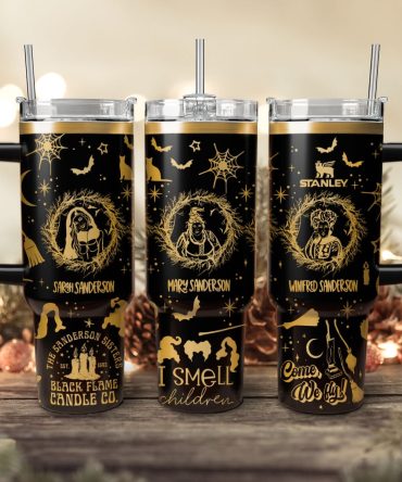 Hocus Pocus Movies Custom Stanley Quencher 40Oz Stainless Steel Tumbler With Handle