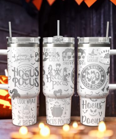 Hocus Pocus Movies Custom Stanley Quencher 40Oz Stainless Steel Tumbler With Handle
