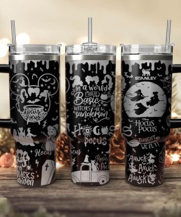 Hocus Pocus Movies Custom Stanley Quencher 40Oz Stainless Steel Tumbler With Handle