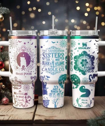 Hocus Pocus Movies Custom Stanley Quencher 40Oz Stainless Steel Tumbler With Handle