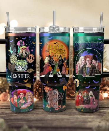 Hocus Pocus Movies Custom Stanley Quencher 40Oz Stainless Steel Tumbler With Handle
