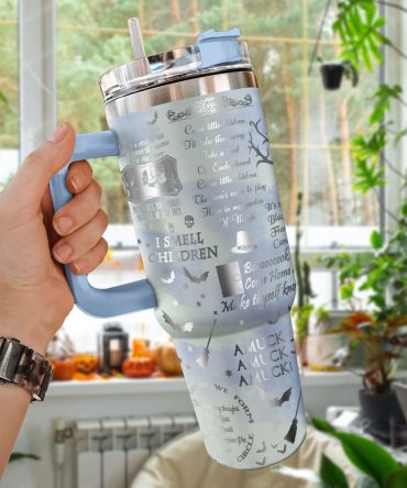 Hocus Pocus Movies Custom Stanley Quencher 40Oz Stainless Steel Tumbler With Handle