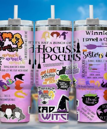 Hocus Pocus Movies Custom Stanley Quencher 40Oz Stainless Steel Tumbler With Handle