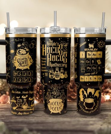 Hocus Pocus Movies Custom Stanley Quencher 40Oz Stainless Steel Tumbler With Handle