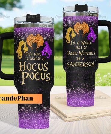 Hocus Pocus Movies Custom Stanley Quencher 40Oz Stainless Steel Tumbler