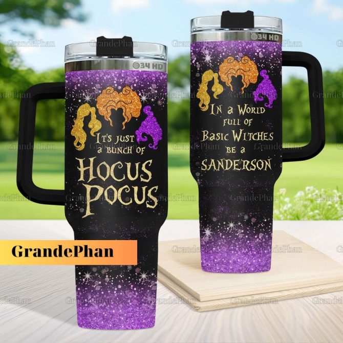 Hocus Pocus Movies Custom Stanley Quencher 40Oz Stainless Steel Tumbler