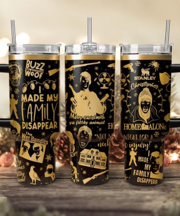 Home Alone Movies Custom Stanley Quencher 40Oz Stainless Steel Tumbler With Handle