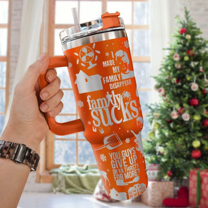 Home Alone Movies Custom Stanley Quencher 40Oz Stainless Steel Tumbler With Handle
