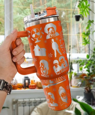 Home Alone Movies Custom Stanley Quencher 40Oz Stainless Steel Tumbler With Handle