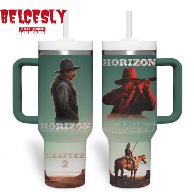 Horizon An American Saga Movies Custom Stanley Quencher 40Oz Stainless Steel Tumbler With Handle - Image 2