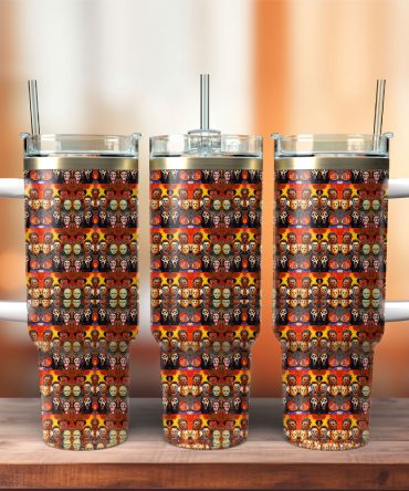 Horror Characters Movies Custom Stanley Quencher 40Oz Stainless Steel Tumbler With Handle
