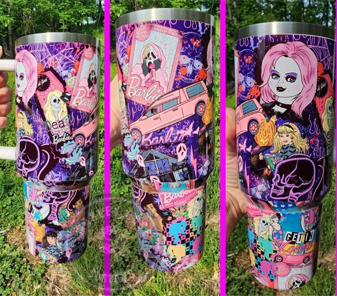 Horror Movies Custom Stanley Quencher 40Oz Stainless Steel Tumbler
