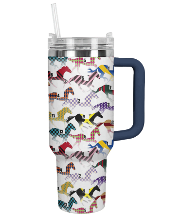 Horse Custom Stanley Quencher 40Oz Stainless Steel Tumbler With Handle