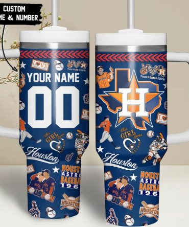 Houston Astros Mlb Custom Stanley Quencher 40Oz Stainless Steel