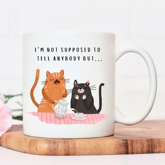 I'm not supposed to tell anyone but... mug - Image 5