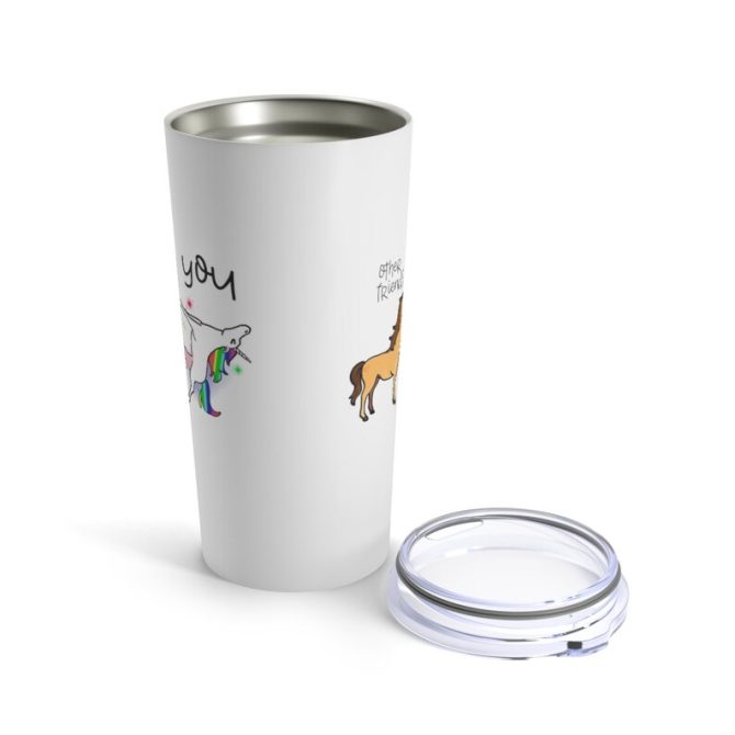 Other Friends You tumbler Funny tumbler for best friend unicorn pole dancer Funny bestie gift - Image 2