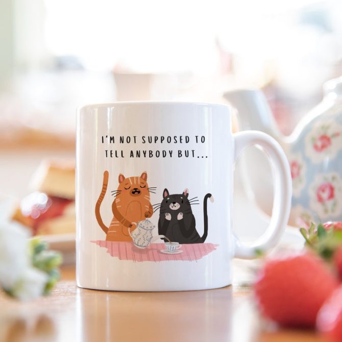 I'm not supposed to tell anyone but... mug - Image 2
