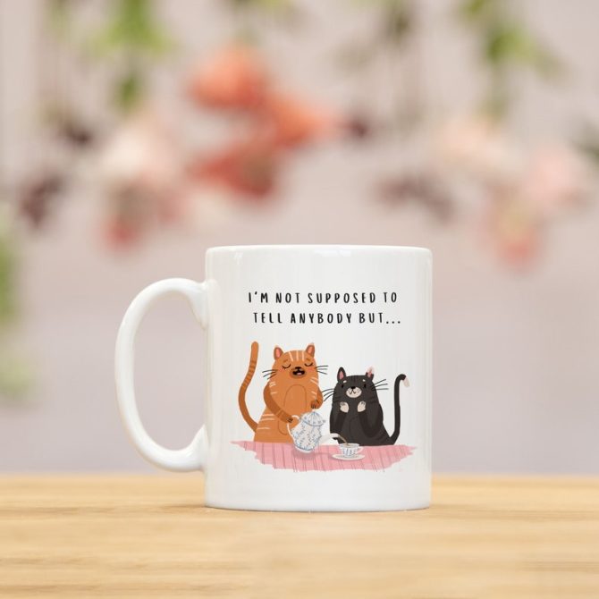 I'm not supposed to tell anyone but... mug - Image 3