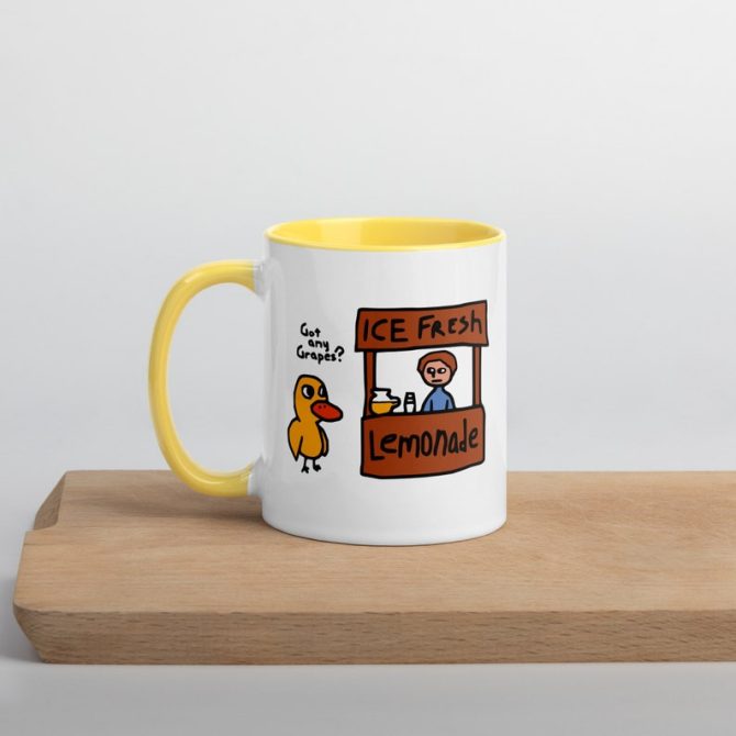 Duck Song Funny Mug with Color - Image 6