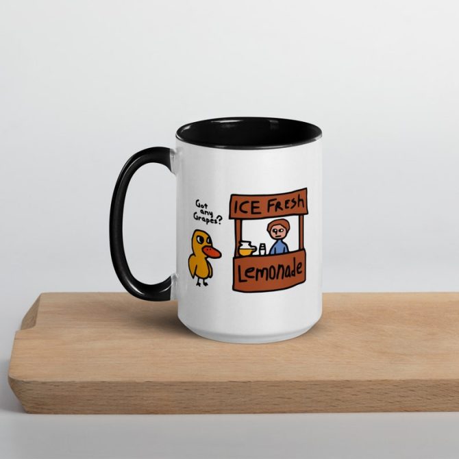 Duck Song Funny Mug with Color - Image 5