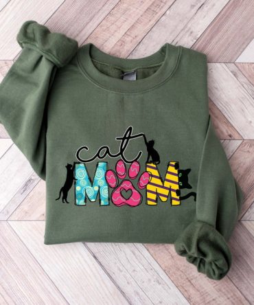 Cat Mom Sweatshirts