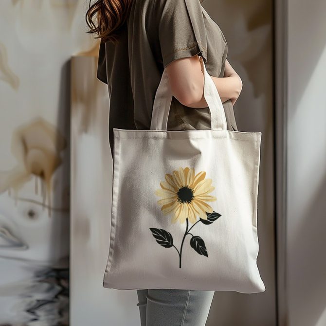 Floral Tote Bag - Image 3