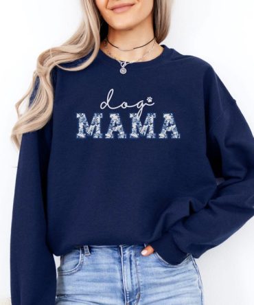 Floral Dog Mama Sweatshirt