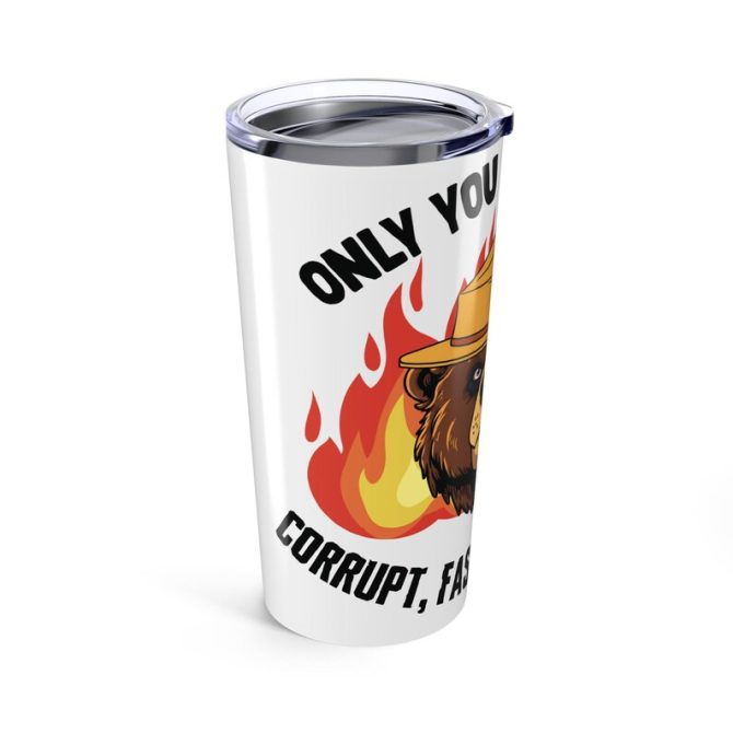 Funny Bear Drinkware for Campers and Protesters - Ready for Anything Tumbler - Image 4